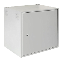 Настенный антивандальный шкаф, 12U, Ш600хВ605хГ450мм, серый 