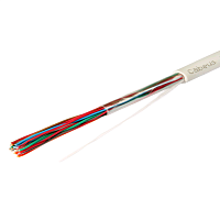 Кабель витая пара UTP (U/UTP), категория 3, 10 пар (24 AWG), одножильный (solid), PVC