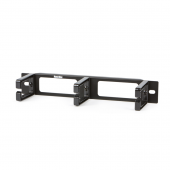 Кабельный организатор с пластиковыми кольцами, 10", уст. размер 254 мм, 1U