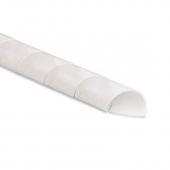 Спиральный витой жгут для кабеля, Flexible PE, внутренний диаметр 15 мм, цвет белый (10 м)