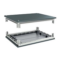 Крыша и основание RAL7011 для корпусов CQE, ШхГ 800х600 мм, комплект