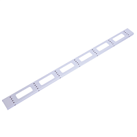 Вертикальный кабельный органайзер для стойки внешний с окнами, ширина 95 мм 49U