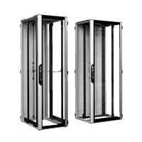 VX IT Шкаф 800x2200x800 47U standard обзорная и глухая двери 19" рамы спереди/сзади