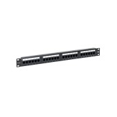 Патч-панель TERACOM PRO 19'' Cat.5E 1U неэкранированная UTP 24 порта RJ-45 Dual IDC