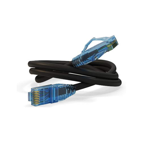 Hyperline PC-LPM-UTP-RJ45-RJ45-C6-3M-LSZH-BK Патч-корд U/UTP, Cat.6, LSZH, 3 м, черный