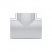 Тройник 90х50 мм, цвет серый металлик