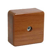 Коробка распаячная КМ41205-05 для о/п 50х50х20мм дуб IEK