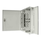 Кросс оптический настенный, до 48 портов, серый