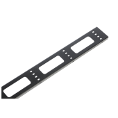 Органайзер кабельный вертикальный для стойки внешний с окнами, ширина 95мм 42U, цвет черный