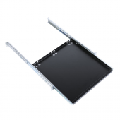 Полка клавиатурная с телескопическими направляющими , цвет черный