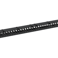Органайзер кабельный вертикальный, 42U, для шкафов серий TFR-R, TFI-R и TFA, Ш97хГ110мм, металлический, с пластиковыми пальцами, с крепежом, цвет черн