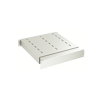 Полка  регулируемая по глубине 19" глубина 450-800мм  RAL7035