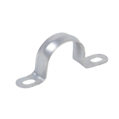 Скоба металлическая двухлапковая d14-15мм IEK