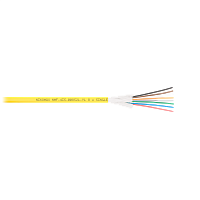 Кабель NIKOMAX волоконно-оптический, 4 волокна, одномодовый 9/125мкм, стандарта OS2, полимерный материал нг(A)-LSLTx, внутренний, распределительный, с