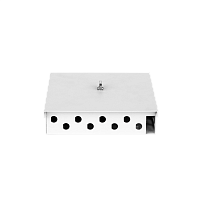 Оптический кросс NIKOMAX Essential Line, настенный, до 8 SC и 16 LC портов, стальной, с ложементом, серый, неукомплектованный