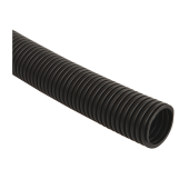 Труба гофр.ПНД d 25 с зондом (10 м) IEK черный