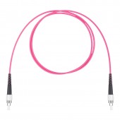 Шнур оптический коммутационный (патч-корд), FC-FC симплекс (simplex) OM4, нг(А)-HF, маджента, 3,0 м