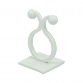 Организатор "кролик", пластиковый самоклеящийся, упак.5 шт