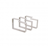 Кольцо организационное для укладки кабеля 90х65 мм, металлическое