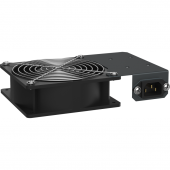 ITK Вент. панель 1 модуль С14 для шкафа 10" LINEA WS черная