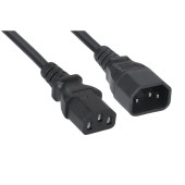 Кабель питания монитор-компьютер IEC 320 C13 - IEC 320 C14 (3x1.0), 0.6 м