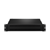 Оптический кросс NIKOMAX 19" Essential Line, 2U, до 48 SC портов или 96 LC портов, стальной, черный, неукомплектованный