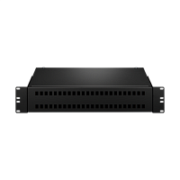 Оптический кросс NIKOMAX 19" Essential Line, 2U, до 48 SC портов или 96 LC портов, стальной, черный, неукомплектованный