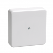 Коробка распаячная КМ для о/п 75х75х28мм белая IEK