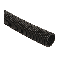 Труба гофр.ПНД d 50 с зондом (15 м) ИЭК черный