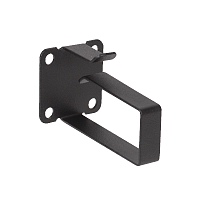 ITK Кольцо кабельное 50x44мм с площадкой (компл. 4шт), черное