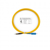 Шнур оптический simplex SC-FC 9/125 sm 15м LSZH