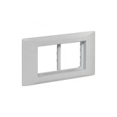 Рамка+суппорт 4 модуля (2 поста) для парапетного кабельного канала EKF C-Line