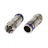 Разъем F-типа для кабеля RG-6, компрессионный (compression type)