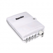 Бокс оптический настенный, 8 портов (SC duplex LC), без пигтейлов и проходных адаптеров, IP65, 213 х 163 х 47 мм, серый