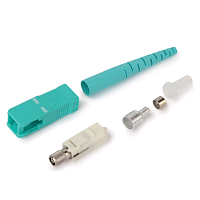 Клеевой коннектор SC/UPC, MM (для многомодового кабеля), simplex, 10G, 2.0мм