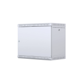 Шкаф телекоммуникационный настенный разборный со съемными боковыми стенками 19”,9U(600x550), ШТ-НСрМ-9U-600-550-М-Ч дверь металл черный