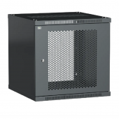 ITK Шкаф LINEA WE 9U 600x650мм дверь перфорированная черный
