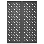 Полка стационарная TLK, Ш463хГ650мм, для шкафа и стойки со сварной рамой глубиной 1000мм, крепеж в комплекте, черная