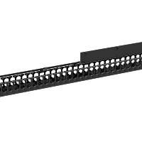Органайзер кабельный вертикальный, 47U, для шкафов серий TFR-R, TFI-R и TFA, Ш97хГ110мм, металлический, с пластиковыми пальцами, с крепежом, цвет черн