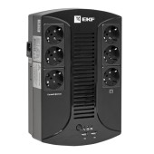 Источник Бесперебойного Питания Линейно-интерактивный E-Power Home 800 ВА , 480Вт, 6хSchuko, 2xUSB Charger, USB,RJ11