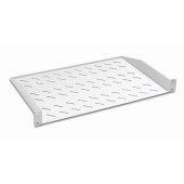 Полка консольная 19", 1U глубина 250мм, нагрузка до 25 кг, сер.