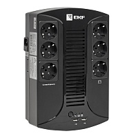 Источник Бесперебойного Питания Линейно-интерактивный E-Power Home 800 ВА , 480Вт, 6хSchuko, 2xUSB Charger, USB,RJ11