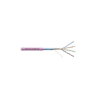 Кабель Премиум F/UTP, 4 пары, Кат.5e (Класс D), 200 МГц, AWG 24, внутренний, нг(A)-LSLTx, цвет розовый, коробка 305 м