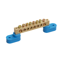 Шина нулевая ШНИ-6х9-8 У2-С на 2х угл. изол.