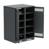 ITK LINEA B Шкаф (пустой) 1700х1200мм дверь двуст. мет. чер.