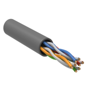 Каб. в. п. U/UTP кат. 5E 4 пары PVC 1м сер. GENERICA