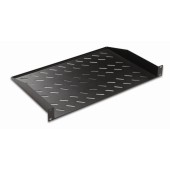 Полка консольная 19", 1U глубина 250мм, нагрузка до 25 кг, чер.