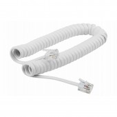 Шнур телефонный витой 4P4C 2м