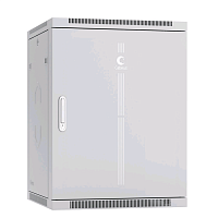Шкаф телекоммуникационный настенный 19" 15U 600x350x769mm (ШхГхВ) дверь металл