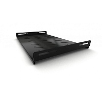 Полка стационарная, глубина 300 мм, с боковым креплением, нагрузка до 20 кг, для шкафов серии TTB, TTR, TWB/TWB-FC, 485х300мм (ШхГ), цвет черный (RAL 